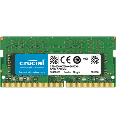 MEMORIA CRUCIAL 4GB DDR4 2666 SODIMM CT4G4SFS8266