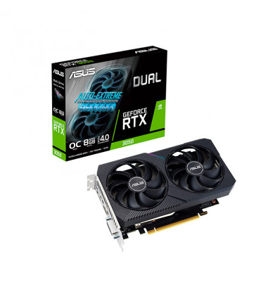 Asus DUAL GeForce RTX 3050 OC 8G V2 - Tarjeta gráfica