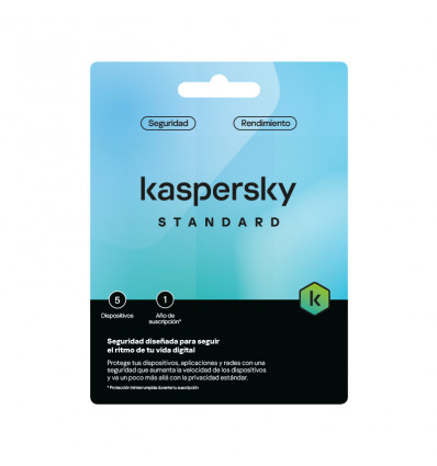 Kaspersky Standard - Antivirus (5 dispositivos)