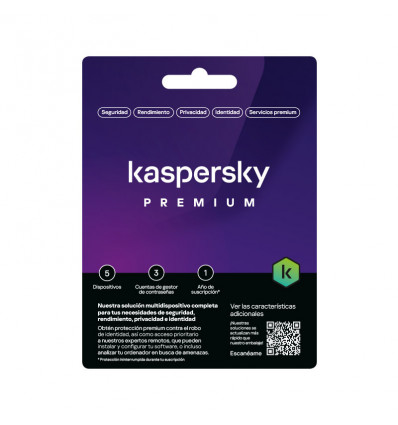 Kaspersky Premium - Antivirus (5 dispositivos)