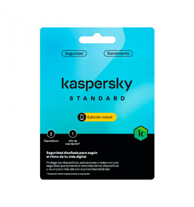 Kaspersky Standard (Edición móvil) - Antivirus (3 dispositivos)