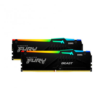 Kingston Fury Beast RGB 32GB (2x16GB) DDR5 5600MHz CL36 - Memoria RAM