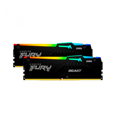 Kingston Fury Beast 16GB (2x8GB) DDR5 6000MHz RGB CL36 - Memoria RAM
