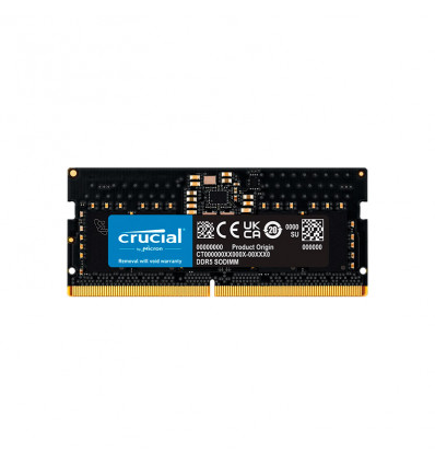 Crucial 8GB DDR5 4800MHz CL40 SODIMM - Memoria RAM