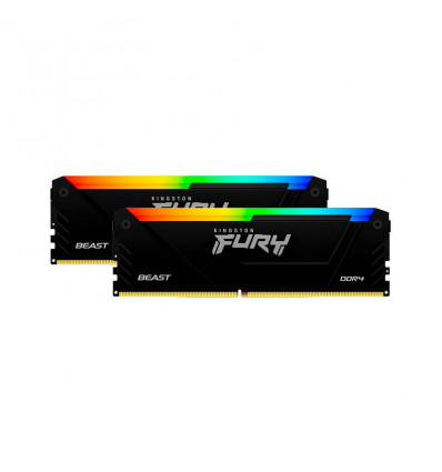 Kingston Fury Beast RGB 32GB (2x16GB) DDR4 3200MHz CL16 - Memoria RAM