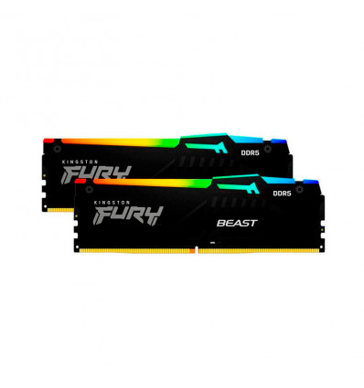 Kingston Fury Beast RGB 32GB (2x16GB) DDR5 6000MHz CL30 - Memoria RAM